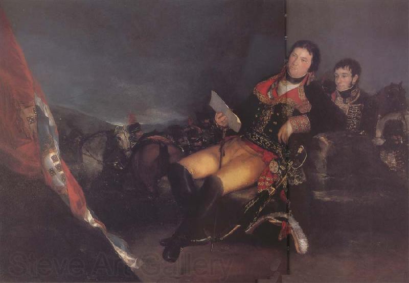 Francisco Goya Don Manuel Godoy as Commander in the War of the Oranges Spain oil painting art